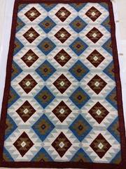 HandWoven Afgan Wool Kilim Rug 4x6ft Colourful, Kilim Living Area Rug Antique