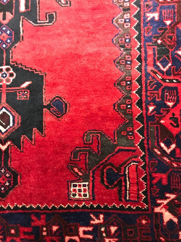Old Hand Knotted wool rug Serap 1521 3'7"x9'6" gallery