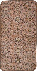 Vintage Hand-Knotted Area Rug 3’10” x 7’7″ Traditional Oriental Wool Carpet