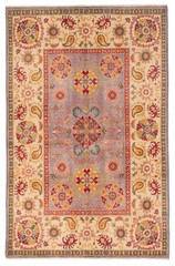 Traditional Vintage Hand-Knotted Area Rug 4’10” x 7’4″ Oriental Wool Carpet