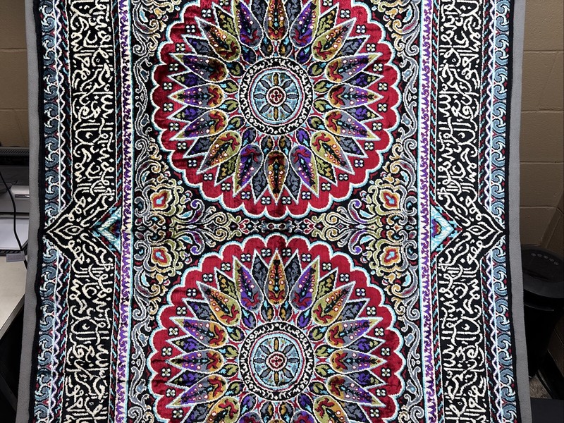 6' x 4' BREATHTAKING MINT HAND KNOTTED VEGETABLE DYE WOOL SILK & NAINN RUG gallery