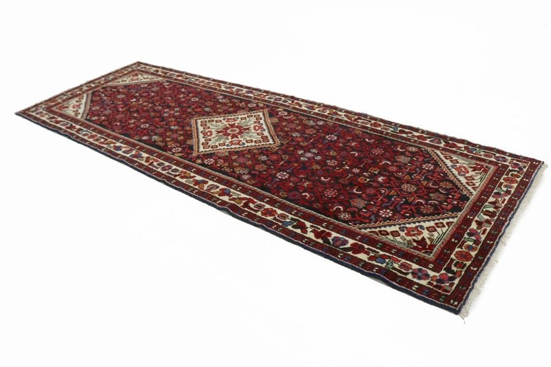 Handmade Vintage Tribal Oriental Wool Runner Rug Wide Hallway Kitchen 4X10 ft gallery