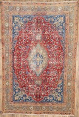 Semi-Antique Floral Muted Colors Oriental Wool Rug Home Decor Carpet 6×9 Ft