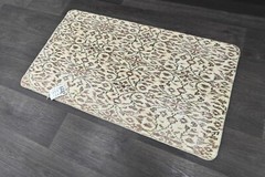Oushak Turkish Doormat Rug 2×3 BEIGE Vintage Anatolian Handmade Small Kilim Rug