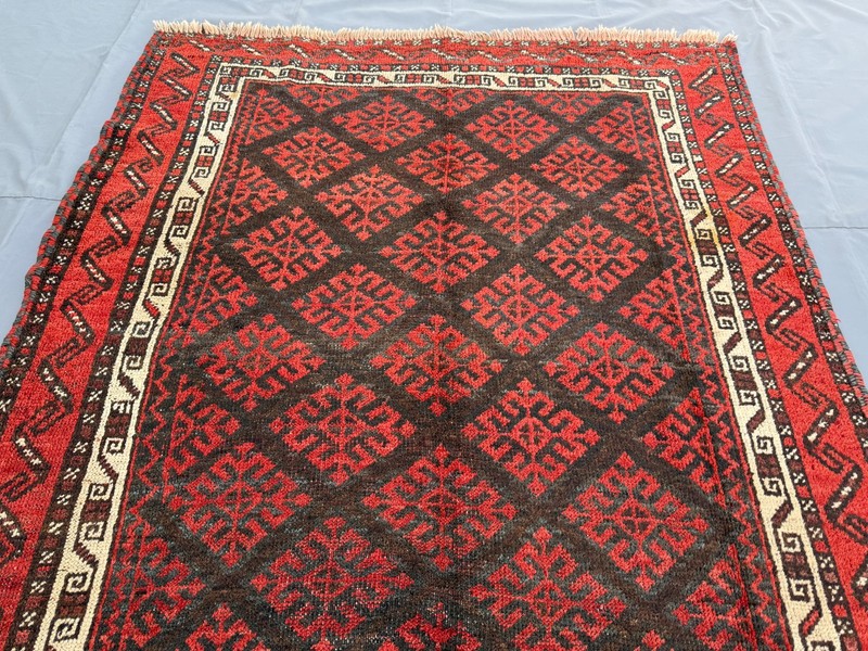 Antique Afghan Baluchi Area Rug 5x10 Hand Knotted Persian Style Oriental Carpet gallery