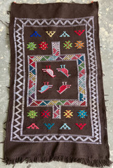 Vintage Handmade Moroccan Berber Wool Kilim Rug 92×55 cm