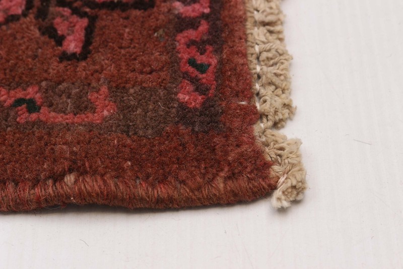 Vintage Hand-knotted Runner Rug 3'6" x 9'10" Traditional Oriental Wool Carpet gallery