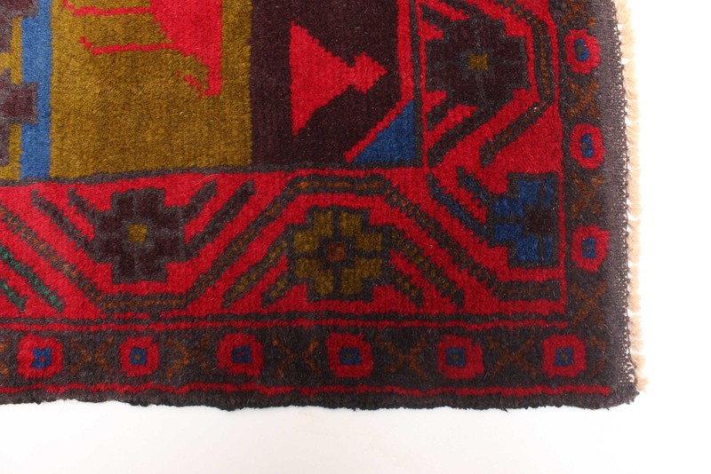 Vintage Hand-Knotted Area Rug 3'5" x 6'5" Traditional Oriental Wool Carpet gallery