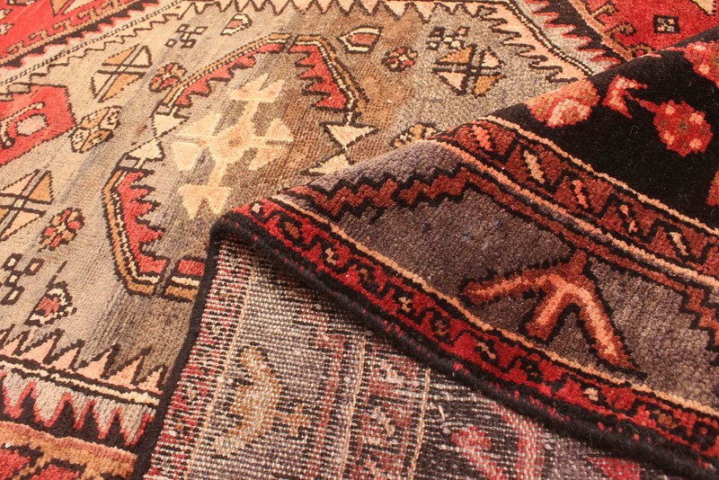 Vintage Hand-Knotted Area Rug 4'4" x 8'0" Traditional Wool Carpet gallery