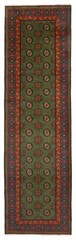 Vintage Hand-knotted Runner Rug 2’10” x 9’8″ Traditional Oriental Wool Carpet