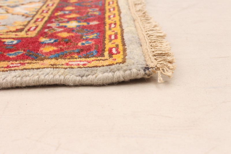 Vintage 3'10" x 6'0" Traditional Hand Knotted Vegetable Dye Wool Area Rug gallery