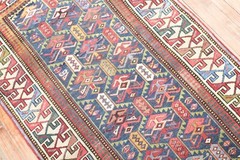 Antique Caucasian Shirvan Kuba Kazak Gendje Rug Size 3’5”x9’9”