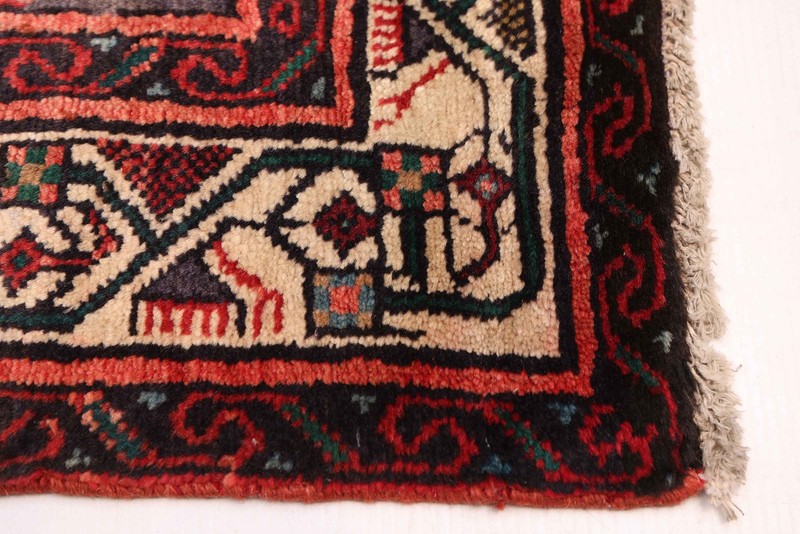Vintage Hand-knotted Runner Rug 2'10" x 12'9" Traditional Oriental Wool Carpet gallery
