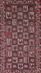 Garden Design Tribal Bakhtiari Area Rug 5×10 Vintage Handmade Living Room Carpet