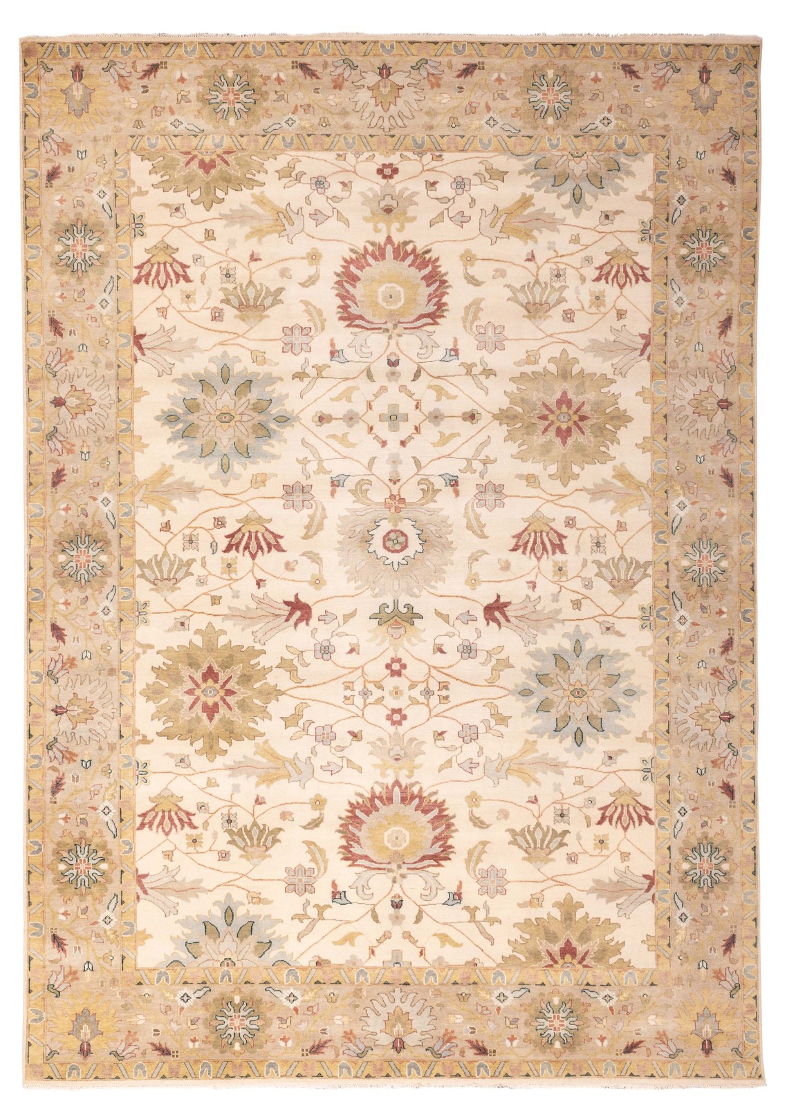 Traditional Vintage Hand-Knotted Area Rug 10'1" x 14'0" Oriental Wool Carpet gallery