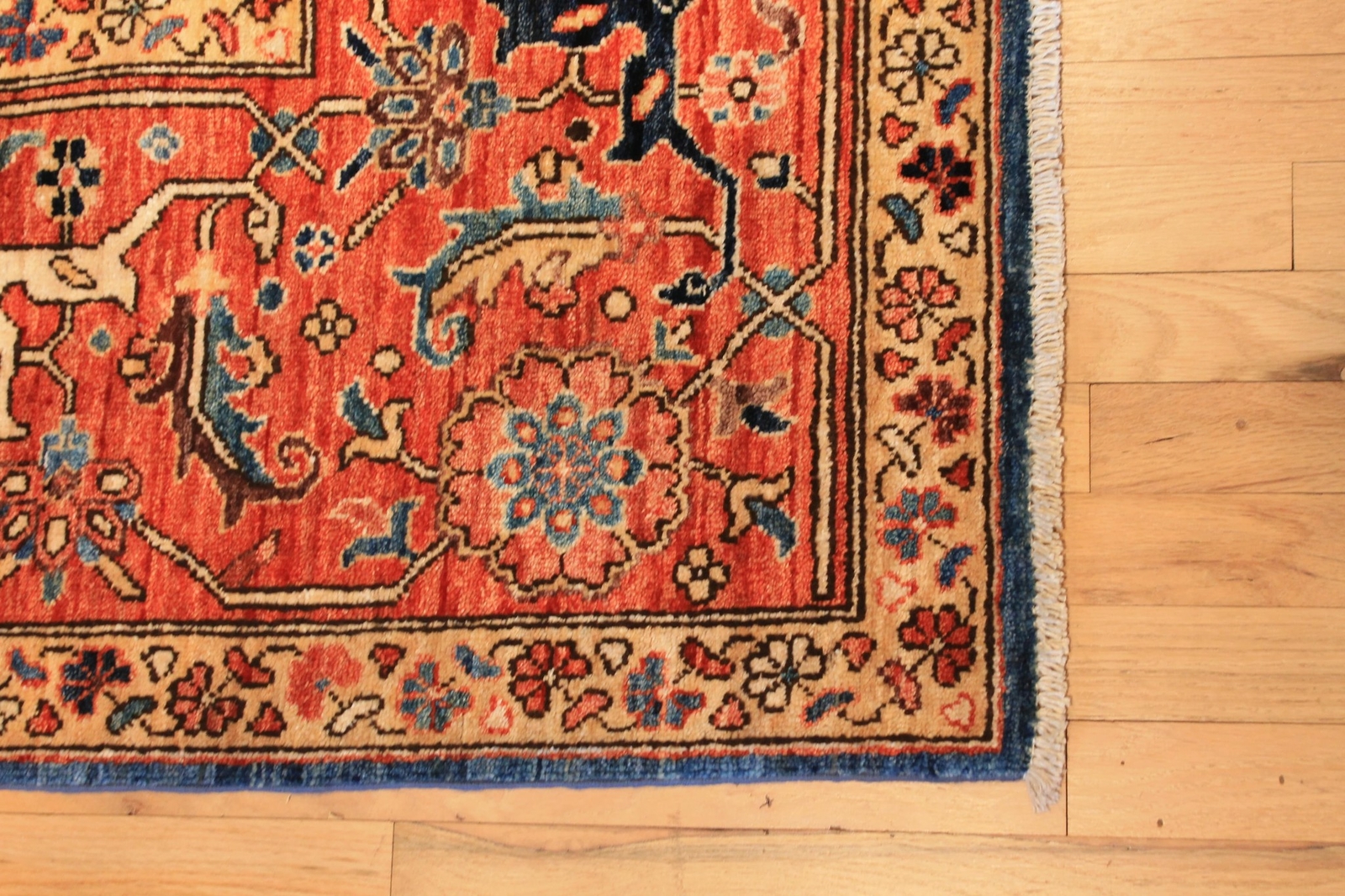 Hand-knotted Rug (Carpet) 10'1X13'8, Choeb Rang mint condition gallery