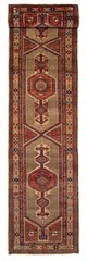 3’3″ x 14’10” Vintage Hand-knotted Runner Rug Traditional Oriental Wool Carpet