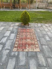 3.4×6.5 Medium Vintage Persian Wool Rug