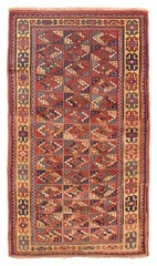 Traditional Vintage Hand-Knotted Area Rug 4’3″ x 7’7″ Oriental Wool Carpet