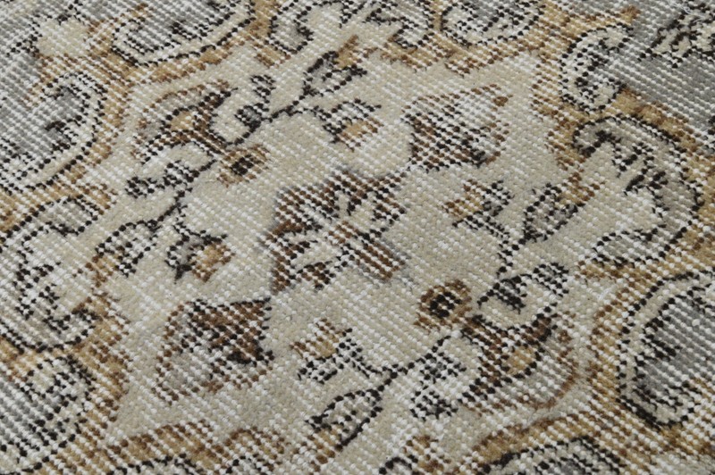 Oushak Turkish Vintage Rug 6x9 Kilim Rug Anatolian Handmade Boho Decor BEIGE gallery