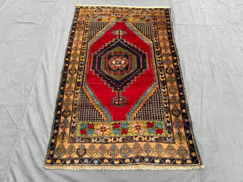 COLLECOTRS ITEM 6 X 4 ft Vintage Beautiful Tribal Kazak Caucasian Carpet gallery
