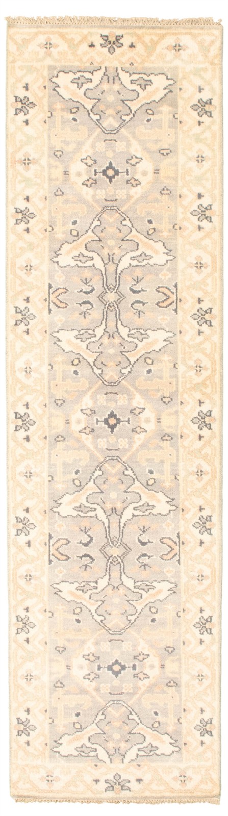 2'7" x 9'9" Vintage Hand-knotted Runner Rug Traditional Oriental Wool Carpet gallery