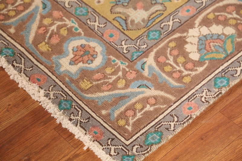 Overdyed Traditional Blue Area Rug 6x9 ft Hand-knotted Wool for Living Room gallery