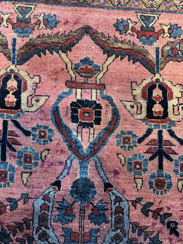 Fantastic Handmade Antique Mohajeren Sarouk Rug C.1900 Amazing Condition 6’5x4’3 gallery