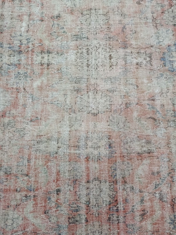 Antique Anatolian Red Vintage Rug, 5.8x9ft, Red Handmade Turkish Oushak Rug, gallery