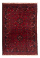 Traditional Vintage Hand-Knotted Area Rug 3’5″ x 4’11” Oriental Wool Carpet