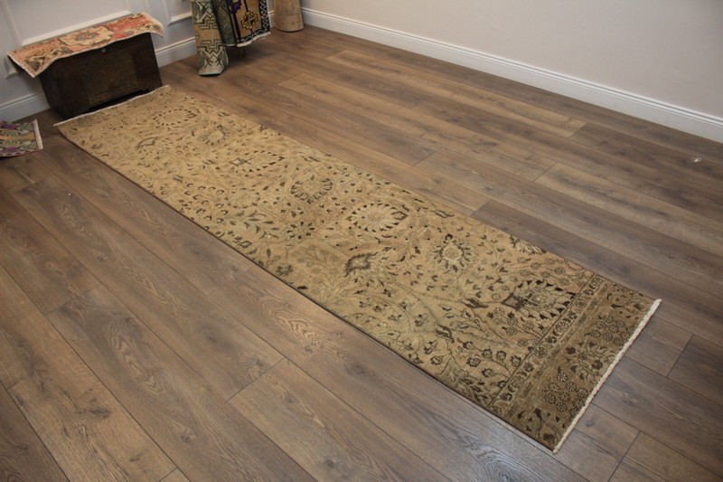 Persian Runner Rug, Vintage Runner Rug, Handmade Runner Rug 2.6 x 10.4 Ft gallery