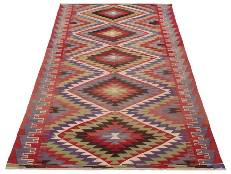 Vintage Hand Woven Area Rug 5'5" x 10'6" Traditional Wool Oriental Carpet gallery