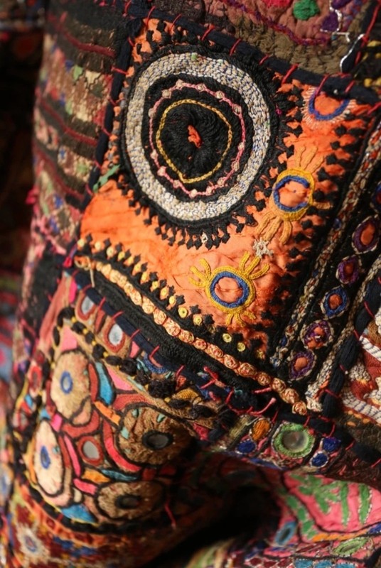 Gorgeous Mid 20th century Indian Banjara Rug/hanging gallery