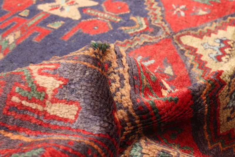 Vintage Traditional Hand-Knotted Area Rug 4'3" x 6'8" Oriental Wool Carpet gallery