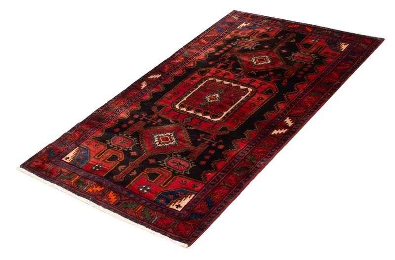 Vintage Hand-Knotted Area Rug 4'3" x 7'8" Traditional Oriental Wool Carpet gallery