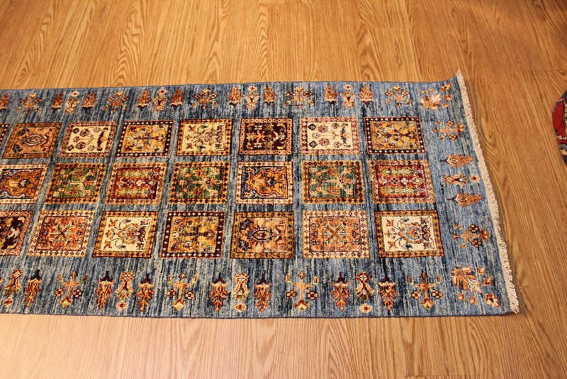 _HANDMADE_RUG_Hall-Runner 2'7" x 8'7" Fine Hand-knotted Bakhtiari Design Rug gallery