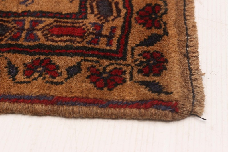 Vintage Light Brown Traditional 6'4" x 9'4" Hand-Knotted Oriental Wool Area Rug gallery