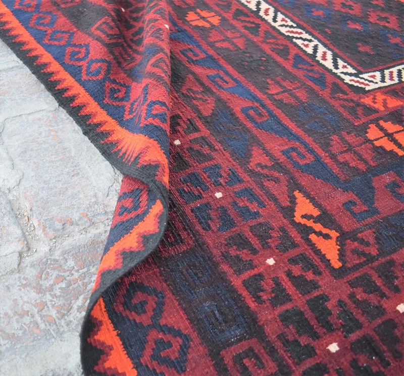 8x13 Handmade Afghan Tribal Ghalmouri Kilim Rug Vintage Persian Large Area Rug gallery