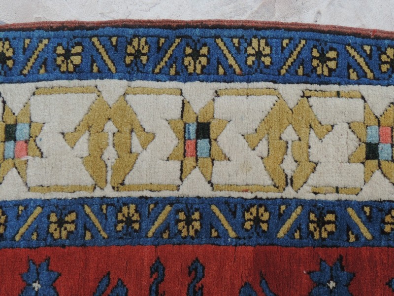 5x7ft. Vintage Turkish Kazak Wool Rug gallery