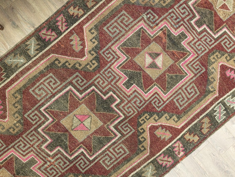 Extra Large and Long Vintage Oushak Runner 5.9x15 ft Hand-Knotted Turkish Carpet gallery