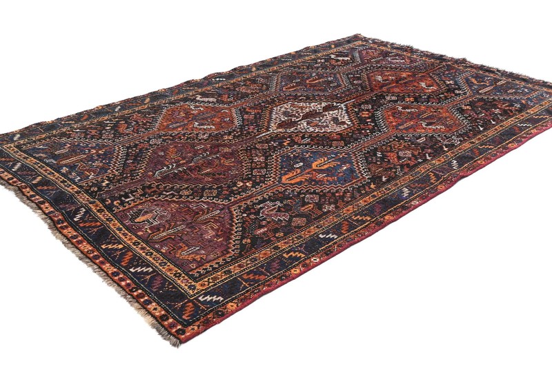 Hand-Knotted Semi-Antique Tribal Wool Rug Oriental Home Decor Carpet 5X8 ft gallery