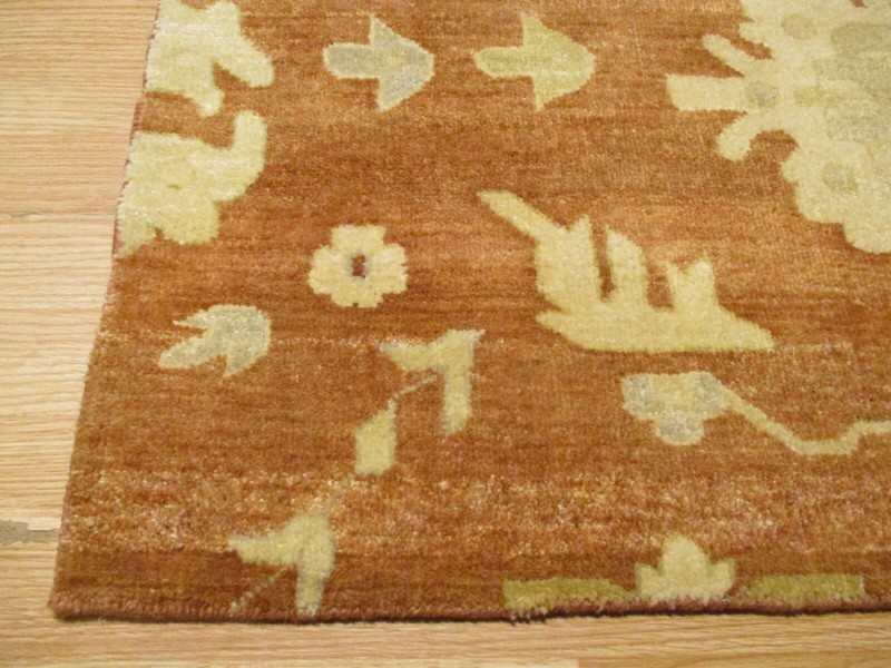 2x3 Modern Agra ABC Collection Handmade-knotted Wool Rug #3 gallery