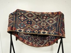 Tribal Cushion Bag Cover Turkish 1′ 12″ x 4′ 7″ Green Handmade Cushion Bag