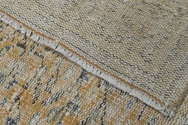 Oushak Turkish Vintage Rug 6x10 Kilim Rug Anatolian Handmade Boho Decor ORANGE gallery