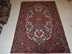 4x7ft. Authentic Vintage Middle Eastern Wool Rug