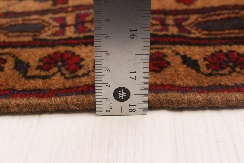 Vintage Light Brown Traditional 6'4" x 9'4" Hand-Knotted Oriental Wool Area Rug gallery
