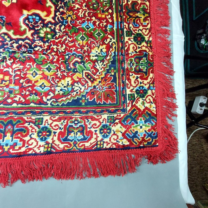 Vintage Plush Tablecloth Coverlet Tapestry Carpet 157cm/150cm(62''x59'') P2457 gallery