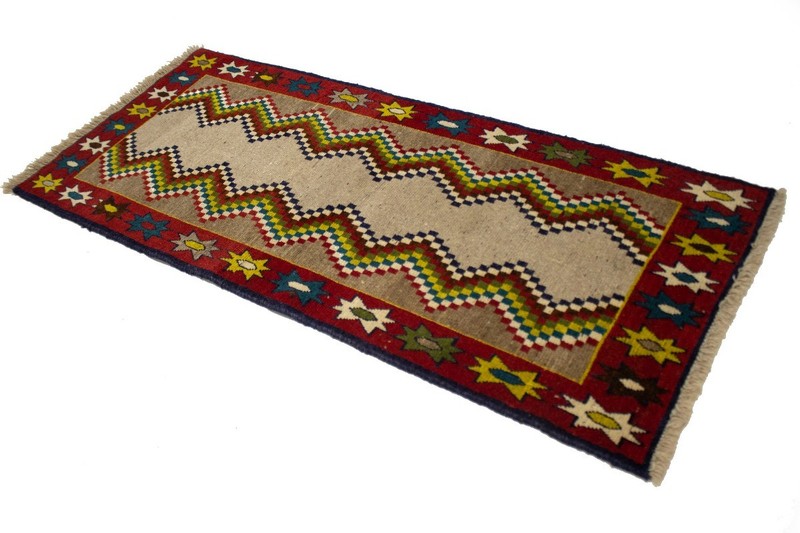 3X6 ft Hand-Knotted Tribal Vintage Rug Multicolored Farmhouse Oriental Carpet gallery