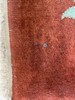 Antique 1920s Chinese Art Deco Rug 3x4.5 Coral Rust Red Floral Wool Nichols ? gallery
