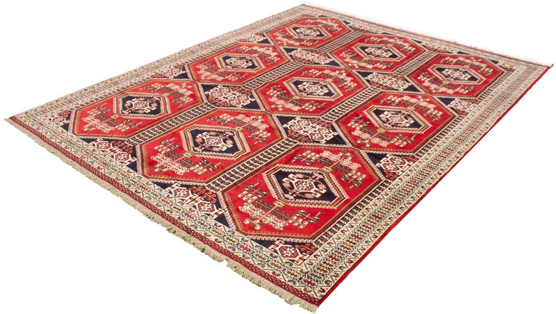 Vintage 9'8" x 12'6" Traditional Hand Knotted Vegetable Dye Wool Area Rug gallery